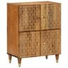 vidaXL Beistellschrank 60x33x75 cm Massivholz Mango