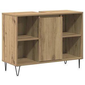 vidaXL Badezimmerschrank Artisan-Eiche 80 x 33 x 60 cm Holzwerkstoff