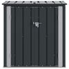 vidaXL Gartenlagerbox Schwarz 101,5 x 57 x 100,5 cm Stahl