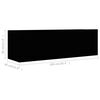 vidaXL 2-tlg. TV-Schrank-Set Schwarz Holzwerkstoff