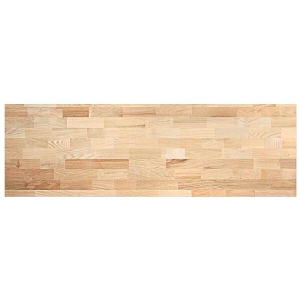 vidaXL K&uuml;chenarbeitsplatte 200x63,5x2,7 cm Massivholz Eiche Rechteckig