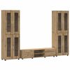 vidaXL TV-Schrankset FLORIN 3 pcs Artisan-Eiche Holzwerkstoff