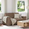 vidaXL Sofa 120cm Cappuccino Stoff