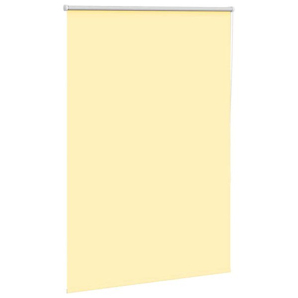 vidaXL Verdunkelungsrollo Gelb 110x130cm Stoffbreite 105,7cm Polyester