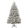vidaXL Künstlicher Weihnachtsbaum Grün und Weiß 300 cm PVC und Metall