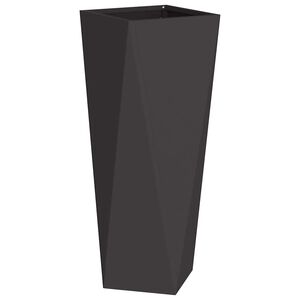 vidaXL Pflanzk&uuml;bel Schwarz 30 x 30 x 75 cm Stahl