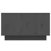 vidaXL Couchtisch Grau 55x56x32 cm Massivholz Kiefer