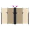 vidaXL Seitenmarkise Ausziehbar Beige 140x600 cm