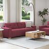 vidaXL Sofa 2 pcs Taupe Leinenmischgewebe
