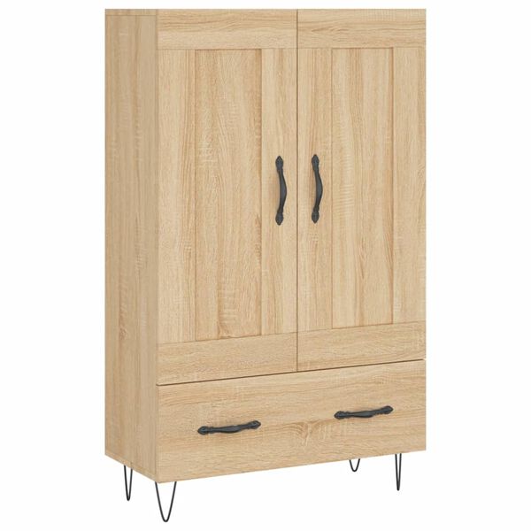 vidaXL Highboard Sonoma-Eiche 69,5x31x115 cm Holzwerkstoff