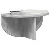 vidaXL Wandregal Wandmontiert Beton Grau 38 x 19 x 19 cm Holzwerkstoff