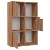vidaXL B&uuml;cherregal Braun Eichen-Optik 60x27,5x88 cm Holzwerkstoff