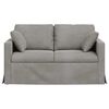 vidaXL Sofa Hellgrau Gesamtabmessungen: 138 x 78 x 80 cm (B x T x H)