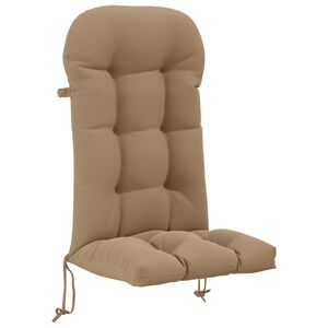 vidaXL Sonnen-Lounger Kissen PUTTEN 100 % Polyester Taupe