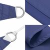 vidaXL Sonnensegel Blau 2x2x2 m 100% Polyester Oxford