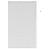 vidaXL Jalousie Wei&szlig; 160 x 250 cm 35 mm Massives Paulownia-Holz