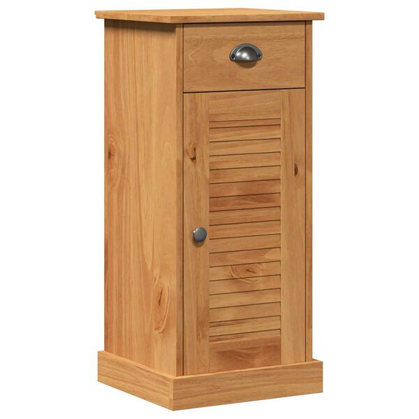 vidaXL Badezimmerschrank VIGO Braun und Honigbraun 37,5 x 34 x 80 cm