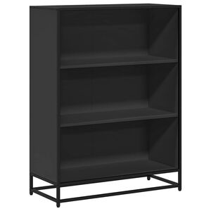 vidaXL B&uuml;cherregal Schwarz 80,5x35x107,5 cm Holzwerkstoff