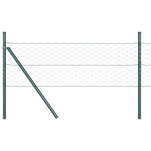 vidaXL Ground Fix Geschwei&szlig;ter Drahtzaun 50 x 1,4 m (B x H)