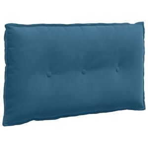 vidaXL R&uuml;ckenkissen Blau 80 x 50 cm Cordstoff