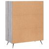 vidaXL Sideboard Grau Sonoma 69,5x34x90 cm Holzwerkstoff