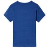 Kinder-T-Shirt Dunkelblau Melange 104