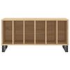 vidaXL Plattenschrank Sonoma-Eiche 100x38x48 cm Holzwerkstoff