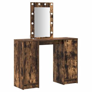 vidaXL Schminktisch Braun 102 x 33 x 135 cm Holzwerkstoff