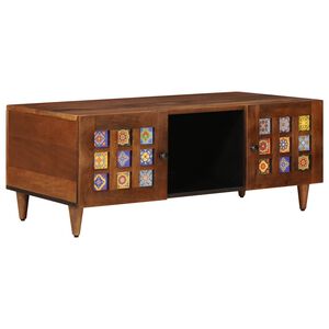 vidaXL Couchtisch Braun 100 x 54 x 40 cm Massivholz Mango