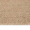 vidaXL Teppich ZIZUR 60x110 cm Jute-Optik Indoor und Outdoor
