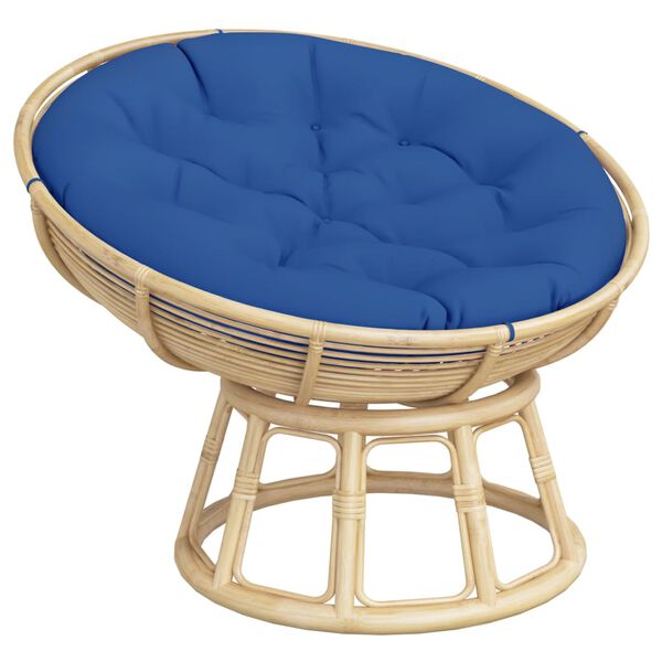 vidaXL Kissen Rund K&ouml;nigsblau &Oslash; 100x11 cm Oxford-Gewebe