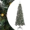 vidaXL K&uuml;nstlicher Weihnachtsbaum mit 300 LEDs mit St&auml;nder Gr&uuml;n 210 cm