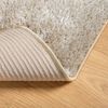 vidaXL Teppich ISTAN Hochflor Gl&auml;nzend Beige 160x230 cm