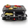 Tristar 4-Personen-Raclette-Grill 500 W 22 x 17,5 cm Schwarz