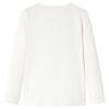 Kinder-Langarmshirt Ecru 128
