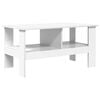 vidaXL Couchtisch Wei&szlig; 90 x 50 x 45 cm Holzwerkstoff