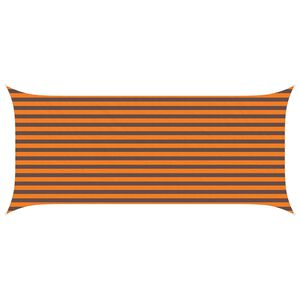 vidaXL Sonnensegel Orange und Braun 4,5 x 2 m 100 % Polyester Oxford