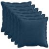 vidaXL Kissenbezug 6 stk. HOUTEN Marineblau 30 x 30 cm Cord