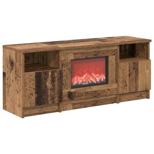 vidaXL Elektrokamin Altholz 98 x 28,5 x 40,5 cm Holzwerkstoff