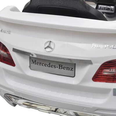 vidaXL Elektrisches Aufsitzauto Mercedes Benz ML350 Weiß 6 V