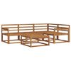 vidaXL Outdoor-Sofagarnitur 5 pcs Natur Massivholz Akazie