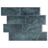 vidaXL U-Bahn-Fliese 20 pcs Blaugr&uuml;n 29 x 21 cm Polyurethan und PET