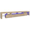 vidaXL TV-Schrank mit LED-Leuchten Sonoma-Eiche 260x36,5x40 cm