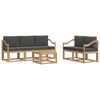 vidaXL Outdoor-Sofagarnitur 6 stk.