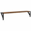 vidaXL Wandregale 2 pcs Altholz 80 x 15 x 15,5 cm Holzwerkstoff