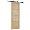 vidaXL Schiebet&uuml;r ORKDAL 73,5 x 211 cm Massives Kiefernholz Natur