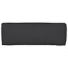 vidaXL Palettenkissenset 2 pcs Schwarz 120 x 40 x 8 cm Oxford-Stoff