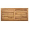 vidaXL Bank Braun und Dunkelgrau 110 x 66 x 76 cm Massivholz Teak
