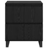 vidaXL Sideboard 2 pcs Schwarz Eichen-Optik 60 x 35 x 70 cm
