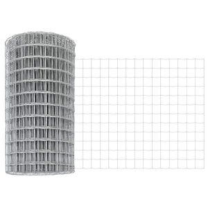 vidaXL Eurozaun 0,8 x 10 m PVC-beschichtetes Eisen